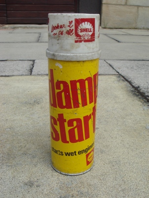 garage shell damp start retro